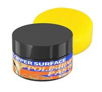 Evember Décapant Rouille Métal, 30ml Crème De Restauration Pour Instruments De Musique En Laiton Avec Éponge, Pâte À Polir Pour Métal Cuivre Or Argent Chrome Trompette Saxophone Instruments En Laiton