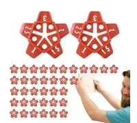 Evember Dispositif de Nivellement pour Carrelage Mural - Cales de Nivellement Angulaires pour Sol 50 Pièces | Localisateur Polyvalent De Rénovation De Carrelage Pour Amélioration De La Maison Salle De