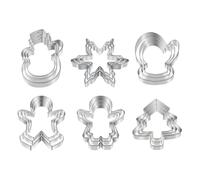 Evember Ensemble d'Emporte-Pièces | 18 Pièces Moule à Empreintes de Noël | Formes d'Emporte-Pièces de Fêtes en Acier Inoxydable - pour la Famille les les Fêtes à la Maison les Activités en Classe et