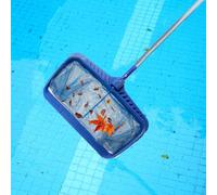 Evember Épuisette De Nettoyage pour Piscine, 45.5x50.5x5cm Filet D'écumoire De Piscine avec Maille Fine, Filet De Nettoyage Polyvalent pour Débris De Piscine Extérieur Et Aquarium