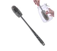 Evember Goupillon Biberon Silicone, Brosse De Nettoyage De Bouteille en Silicone, 28x3x7cm Brosse De Nettoyage À Long Manche, Brosses À Récurer À Long Manche pour Nettoyer Différentes Tasses