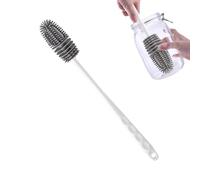 Evember Goupillon Biberon Silicone, Brosse De Nettoyage De Bouteille en Silicone, 28x3x7cm Brosse De Nettoyage À Long Manche, Brosses À Récurer À Long Manche pour Nettoyer Différentes Tasses