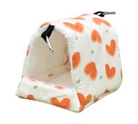 Evember Hamac pour Hamster | Nid Chaud et Confortable - Lit pour Petits Animaux,pour Sugar Glider Furet Cage pour Dormir Se Cacher Grimper en Hiver