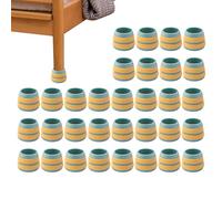 Evember Housses de pieds de chaise en silicone anti-rayures et antidérapantes | Pour table à manger, lit, maison, salon, cuisine