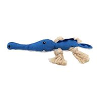 Evember Jouet couineur pour chien - Jouet en corde simulée résistant aux morsures | Peluche interactive à mâcher pour chien de petite, moyenne et grande taille