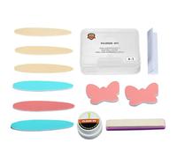 Evember Nail Shine And Buffer,Set de Manicure Outils de Lustrage | Accessoires de Réparation pour Manucure Plus Lisse à Usage Professionnel et Domestique