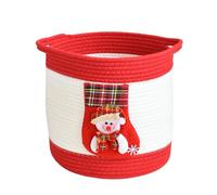 Evember Panier de rangement de Noël | Panier à linge de Noël | Panier à linge décoratif - pour anniversaire, , Pâques, chocolat, collation, bonbons, fruits, Saint-Valentin, collations pour
