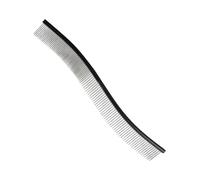 Evember Peigne démêlant pour chiens, peigne incurvé pour chiens, en métal, peignes pour chien pour le toilettage des tapis, brosse à gribouiller, démêler pour