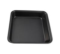 Evember Plat À Four Antiadhésif, 24.5x25x4.8 cm Plat De Cuisson Barbecue, Plateau À Griller Réutilisable en Métal, Moules À Pâtisserie Acier, Accessoire Barbecue, Ustensiles De Cuisine