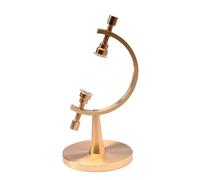 Evember Présentoirs pour Roches d'Exposition | Base Réglable Pour Minéraux | Avec support à clip rembourré pour cristaux | pour Lieu de Travail Domicile Étagère Boutique Table de Chevet Comptoir