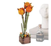 Evember Puzzle en Bois 3D,Loisir Créatif et Amusant de Fleur à Assembler - Casse-Tête en Bois 3D | Décoratif Étagère Projet Familial Loisir Créatif Relaxant