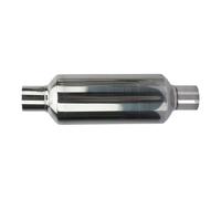 Evember Silencieux Résonateur - Tube de Silencieux de Remplacement pour Voiture,Réducteur de Bruit Universel pour Moto, Tracteur, Camion, Automobile
