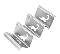 Evember Support à tacos en acier inoxydable - Passe au lave-vaisselle et au micro-ondes - Grand plateau à tacos - Peut contenir jusqu'à 3 tacos