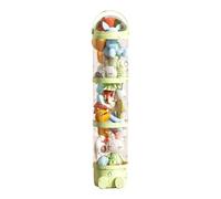 Evember Tube de rangement pour jouets en peluche, 28 x 162 cm, tube de présentation transparent à 4 couches, tubes de rangement verticaux pour jouets, rangement de poupées en peluche peu encombrant