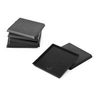 Evemodel Bases carrées en plastique noir pour table de jeu de guerre (50 x 50 mm-16 pièces)