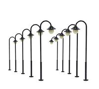 Evemodel LYM12 Modèle de chemin de fer Éclairage 1:87 voie H0 Lamppost Lampe de rue LED 55 mm