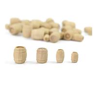 Evemodel Modèle de rail Kit Baril en bois 1:87 Baril en bois Seau Rail H0 (mixte)