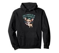 Even A Gangsta Like Me Needs A Frontal Kiss Chihuahua Dog Sweat à Capuche