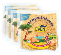 EVEN - Crêpes Bretonnes LOT 4 Sachets x12 (48 Crêpes)