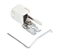 Even Feed Pied de marche avec guide de matelassage pour machines à coudre Janome Elna à tige basse Partie 214875014 pour matelassage du cuir, du vinyle et des tissus glissants