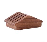 Even Flow Base de distribution de café pour porte-filtres de 51, 53, 58 mm avec poignée en bois et couche de maille fabriquée avec précision (4)