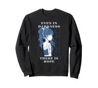 Even in Darkness There is Hope Retro Anime Citations Cadeau Sweatshirt