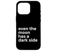 Even The Moon Has a Dark Side Boho Spiritual Witch Esthétique Coque pour iPhone 16 Pro