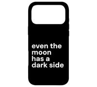 Even The Moon Has a Dark Side Boho Spiritual Witch Esthétique Coque pour iPhone 17 Pro Max