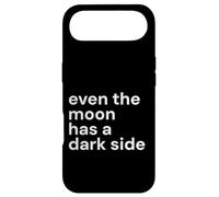 Even The Moon Has a Dark Side Boho Spiritual Witch Esthétique Coque pour iPhone Air