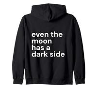 Even The Moon Has a Dark Side Boho Spiritual Witch Esthétique Sweat à Capuche