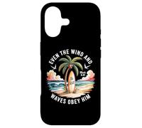 Even The Wind and The Waves Obey Him Mark 4:41 Christian Coque pour iPhone 17