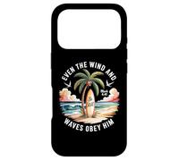 Even The Wind and The Waves Obey Him Mark 4:41 Christian Coque pour iPhone 17 Pro