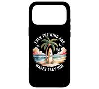 Even The Wind and The Waves Obey Him Mark 4:41 Christian Coque pour iPhone 17 Pro Max