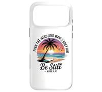 Even The Wind and The Waves Obey Him Mark 4:41 Christian Coque pour iPhone 17 Pro Max