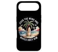 Even The Wind and The Waves Obey Him Mark 4:41 Christian Coque pour iPhone Air