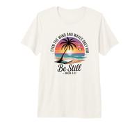 Even The Wind and The Waves Obey Him Mark 4:41 Christian T-Shirt Haut de Gamme