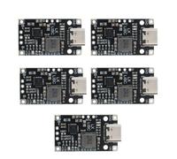 Evenden Lot de 5 modules de charge de batterie au lithium type C 3S 8,4 V 12,6 V avec support équilibré, charge avec pièces de rechange d'affichage