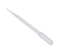 Evenden Lot de 50 pipettes en plastique de 3 ml pour le transfert des pellicules d'égouttement Transparent