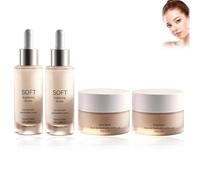 Evendra Dark Spot Cream+Essence éclaircissante,Creme Eclaircissante Peau Noir Puissant,Créme Anti Tache Visage,Reduce Taches De Rousséur,Anti-Pigmentation,Dark Spot Correcting Glow Serum,Soin Peau (2)