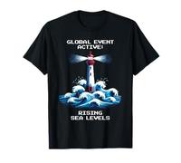 Événement mondial actif | Alerte océan Pixel Rising Oceans T-Shirt