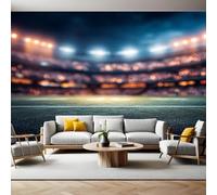 éVéNements Sportifs Papier Peint Panoramique Terrain de sport Papier Peint Intissé Tapisserie Poster Mural Salon Chambre Adulte Chambre d'enfants Restaurant Décor 250x175 cm