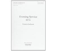 Evening Service in G: Vocal score by Francis Jackson (Composer) (7-Aug-1969) Sheet music