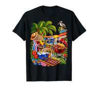 Evening Shoreline Barbecue Bateau Escapade T-Shirt Graphique avec Valeur