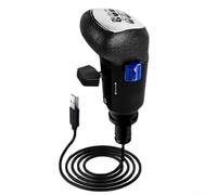 Evenoonest Adaptateur pour levier de vitesse pour Logitech | et pour les simulateurs de course Thrustmaster, construction ABS pour jeux de camion, design compact