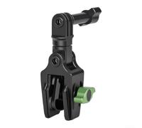 Evenoonest Clip de pare-brise robuste en aluminium pour DJI pour Osmo | Support moto réglable à 360° avec mécanisme de verrouillage stable pour caméra Action 6 5 4 3 Pro