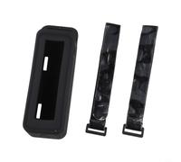 Evenoonest Coque en silicone pour Anker pour batterie externe Prime 27650 mAh avec sangles (noir)