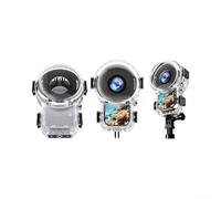 Evenoonest Coque étanche invisible compatible avec Insta360 X6 | Boîtier de plongée de 60 mètres de profondeur avec technologie anti-buée et optique claire, pour une protection robuste pour