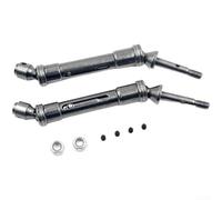 Evenoonest Ensemble d'arbre de transmission avant et arrière compatible | Avec pour Traxxas Slash pour modèles Rustler Stampede 1/10 RC 4x4, essieux conçus avec précision pour une meilleure