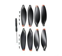 Evenoonest Kit d'hélice d'avion pour Mini 3 Pro/4 Pro | Lot de 1 pièce pour quadricoptère RC - Composite de fibre de carbone - Noir - Vol stable à faible bruit - Vol en plein air
