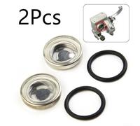 Evenoonest Lot de 2 liquides de frein pour fenêtre de 18 mm de diamètre | Verre de haute qualité, joint en caoutchouc inclus, empêche les fuites, installation facile, design